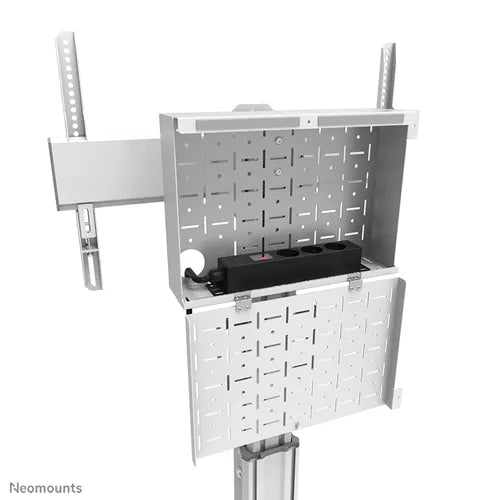 NeoMounts FL50S-825WH1 Floor Stand - For 37-75" Screens Mobile Trolley NeoMounts