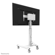 NeoMounts FL50S-825WH1 Floor Stand - For 37-75" Screens Mobile Trolley NeoMounts