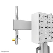 NeoMounts FL50S-825WH1 Floor Stand - For 37-75" Screens Mobile Trolley NeoMounts
