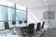 NeoMounts FL50S-825WH1 Floor Stand - For 37-75" Screens Mobile Trolley NeoMounts