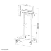 Neomounts 37" - 100" Display Trolley | FL55-875BL1 Mobile Trolley NeoMounts