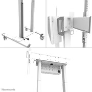 Neomounts 37" - 100" Display Trolley | FL55-875WH1 Mobile Trolley NeoMounts