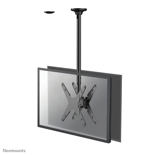 NeoMounts FPMA-C340DBLACK TV/Monitor Ceiling Mount - For 32-75" Screens Ceiling Mount Bracket NeoMounts