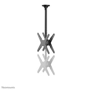 NeoMounts FPMA-C340DBLACK TV/Monitor Ceiling Mount - For 32-75" Screens Ceiling Mount Bracket NeoMounts