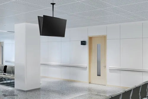 NeoMounts FPMA-C340DBLACK TV/Monitor Ceiling Mount - For 32-75" Screens Ceiling Mount Bracket NeoMounts
