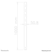 NeoMounts FPMA-CP100 Extension Pole Ceiling Mount - 100cm Mounting Accessory NeoMounts