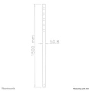 NeoMounts FPMA-CP150BLACK Extension Pole Ceiling Mount - 150cm Mounting Accessory NeoMounts
