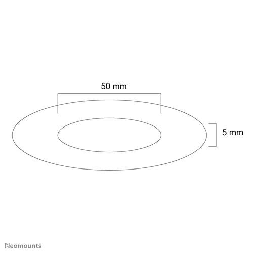 NeoMounts FPMA-CRB5HM Ceiling Cover - 50mm Mounting Accessory NeoMounts