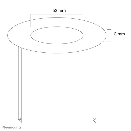 NeoMounts FPMA-CRS5 Ceiling Cover - 52mm Mounting Accessory NeoMounts