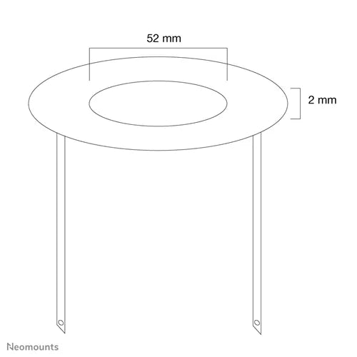 Neomounts FPMA-CRW5 52mm Ceiling Mount Cover Ceiling Mount Bracket NeoMounts