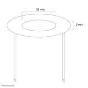 Neomounts FPMA-CRW5 52mm Ceiling Mount Cover Ceiling Mount Bracket NeoMounts