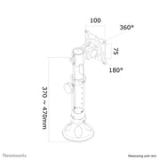 Neomounts 10" - 30" Single Monitor Arm Desk Mount | FPMA-D025BLACK Monitor Arm Desk Mount NeoMounts
