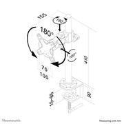 Neomounts 10" - 30" Monitor Arm Desk Mount | FPMA-D1010 Monitor Arm Desk Mount NeoMounts