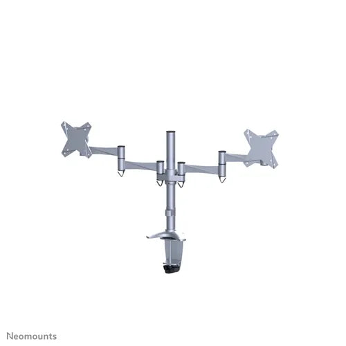 Neomounts 10" - 27" Dual Monitor Arm Desk Mount | FPMA-D1330DSILVER Monitor Arm Desk Mount NeoMounts