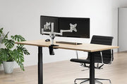 Neomounts 10" - 27" Dual Monitor Arm Desk Mount | FPMA-D1330DSILVER Monitor Arm Desk Mount NeoMounts