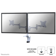 NeoMounts FPMA-D1330DWHITE Monitor Arm Desk Mount - For 10-27" Monitor Arm Desk Mount NeoMounts