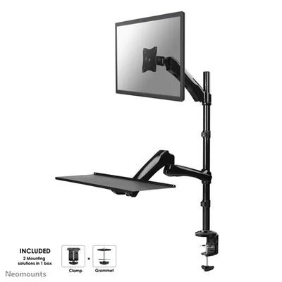 Neomounts FPMA-D500KEYB 10-27" Monitor Arm Desk Mount Monitor Arm Desk Mount NeoMounts