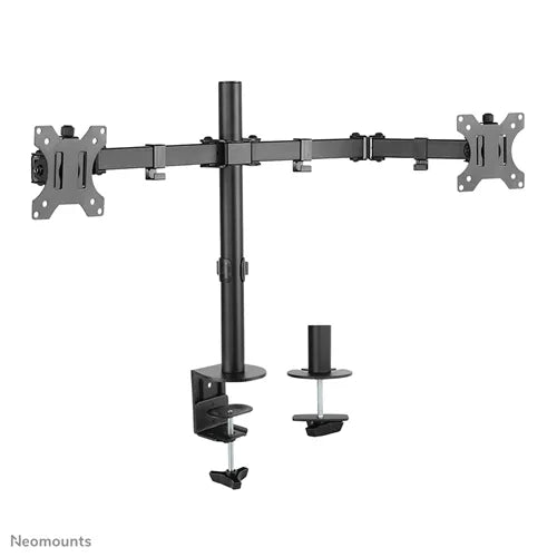Neomounts 10"-32" Dual Monitor Arm Desk Mount | FPMA-D550DBLACK Monitor Arm Desk Mount NeoMounts