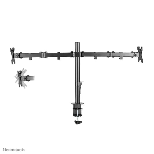 Neomounts 10"-32" Dual Monitor Arm Desk Mount | FPMA-D550DBLACK Monitor Arm Desk Mount NeoMounts