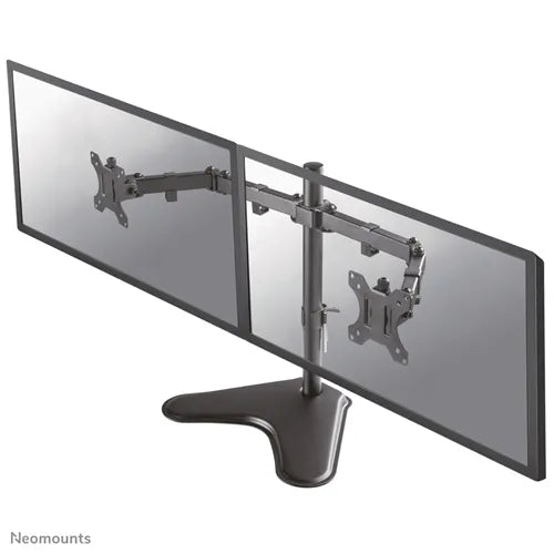 Neomounts 10" - 32" Dual Monitor Arm Desk Mount | FPMA-D550DDBLACK Monitor Arm Desk Mount NeoMounts