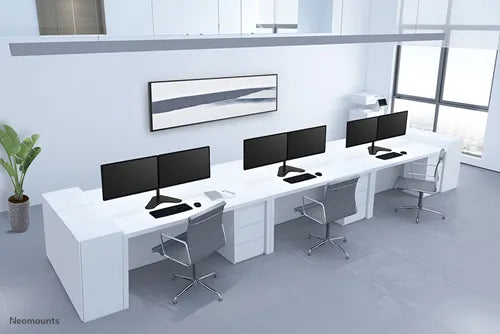 Neomounts 10" - 32" Dual Monitor Arm Desk Mount | FPMA-D550DDBLACK Monitor Arm Desk Mount NeoMounts
