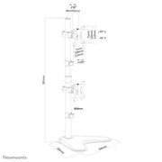 Neomounts 10"-32" Dual Monitor Arm Desk Mount | FPMA-D550DDVBLACK Monitor Arm Desk Mount NeoMounts