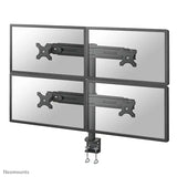 Neomounts 19" - 30" Quad LCD Crossbar Desk Mount | FPMA-D700D4