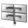Neomounts 19" - 30" Quad LCD Crossbar Desk Mount | FPMA-D700D4
