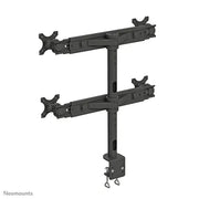Neomounts 19" - 30" Quad LCD Crossbar Desk Mount | FPMA-D700D4 Monitor Arm Desk Mount NeoMounts