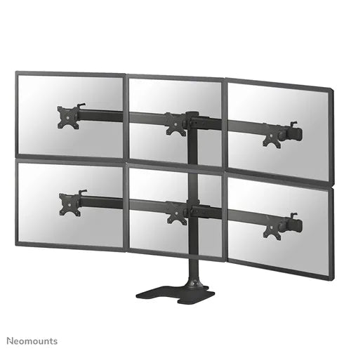 NeoMounts FPMA-D700DD6 Monitor Desk Mount - For Six 10-27" Monitor Screens Monitor Arm Desk Mount NeoMounts
