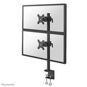 NeoMounts FPMA-D700DV Monitor Arm Desk Mount - For Two 10-27" Screens Monitor Arm Desk Mount NeoMounts