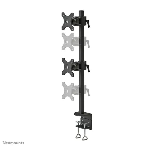NeoMounts FPMA-D700DV Monitor Arm Desk Mount - For Two 10-27" Screens Monitor Arm Desk Mount NeoMounts