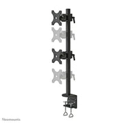 NeoMounts FPMA-D700DV Monitor Arm Desk Mount - For Two 10-27" Screens Monitor Arm Desk Mount NeoMounts