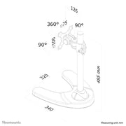 Neomounts 10" - 30" Single Monitor Arm Desk Mount | FPMA-D700 Monitor Arm Desk Mount NeoMounts