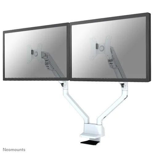 NeoMounts 10"-32" Dual Monitor Arm Desk Mount | FPMA-D750DWHITE Monitor Arm Desk Mount NeoMounts