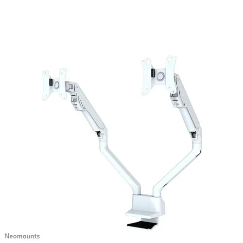 NeoMounts 10"-32" Dual Monitor Arm Desk Mount | FPMA-D750DWHITE Monitor Arm Desk Mount NeoMounts