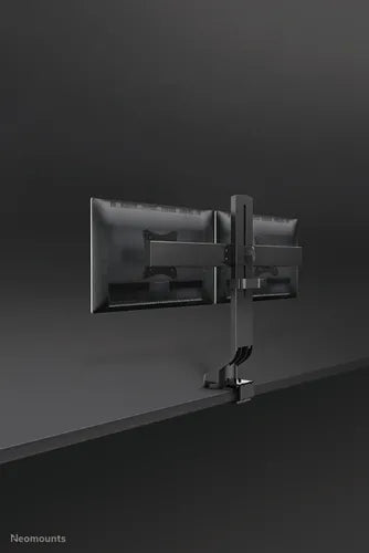 NeoMounts FPMA-D860DBLACK Monitor Arm Desk Mount - For Two 10-27" Screens Monitor Arm Desk Mount NeoMounts