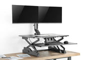 NeoMounts FPMA-D860DBLACK Monitor Arm Desk Mount - For Two 10-27" Screens Monitor Arm Desk Mount NeoMounts