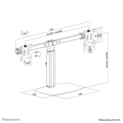 Neomounts 10" - 27" Monitor Arm Desk Mount | FPMA-D865DBLACK Monitor Arm Desk Mount NeoMounts