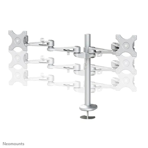 NeoMounts FPMA-D935DG Monitor Arm Desk Mount - For Two 10-27" Monitor Screens Monitor Arm Desk Mount NeoMounts