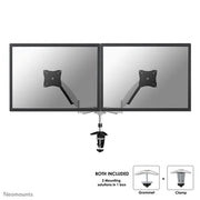 NeoMounts FPMA-D950D Monitor Arm Desk Mount - For Two 10-27" Monitor Screens Monitor Arm Desk Mount NeoMounts