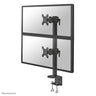 Neomounts 17" - 49" Dual Monitor Curved LCD Desk Pole Mount | FPMA-D960DVBLACKPLUS