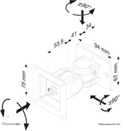 Neomounts FPMA-DTBW200 10-30" Toolbar Mount Table Stand NeoMounts