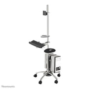 Neomounts 10" - 27" Mobile Work Station Floor Stand/Trolley | FPMA-MOBILE1800 Mobile Trolley NeoMounts