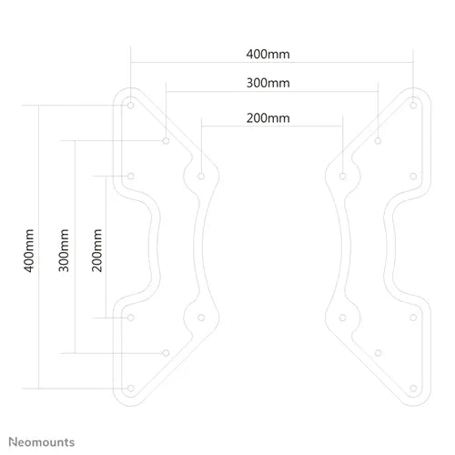 NeoMounts FPMA-VESA440 Vesa Adapter Plate Mounting Accessory NeoMounts