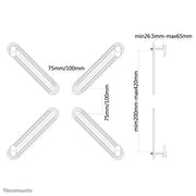 NeoMounts FPMA-VESANON Vesa Adapter Plate Mounting Accessory NeoMounts