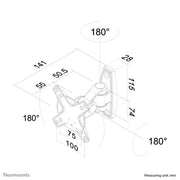 NeoMounts 10" - 30" TV Wall Mount | FPMA-W1010 Wall Mount Bracket NeoMounts