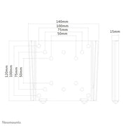 Neomounts 10" - 30" Ultra Thin Wall Mount Bracket | FPMA-W25 Wall Mount Bracket NeoMounts
