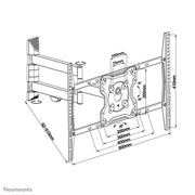Neomounts 42" - 70" Swivel Wall Mount Bracket | FPMA-W460BLACK Wall Mount Bracket NeoMounts