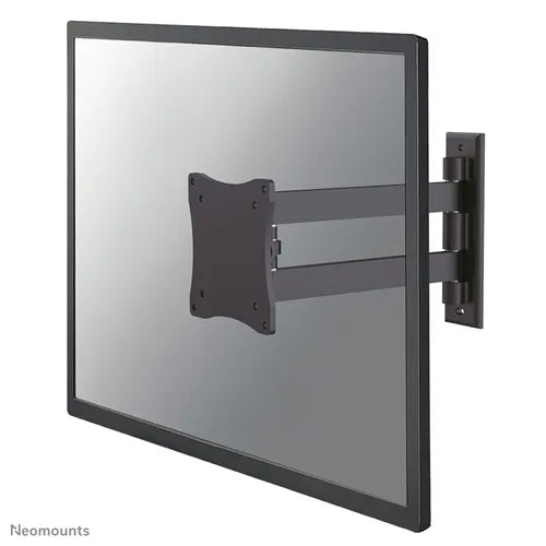 NeoMounts 10" - 27" Swivel TV/Monitor Wall Mount | FPMA-W820BLACK Wall Mount Bracket NeoMounts